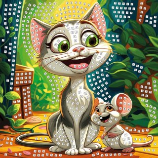 Mozaika kot i mysz Fun&Joy