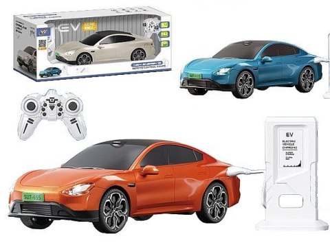 Samochód na radio, z elektryczną bazą do ładowania, światła Adar (623491)
