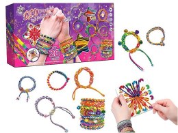 Bransoletka zestaw do tworzenia bransoletek sznurkowych, z koralikami Adar (623187)