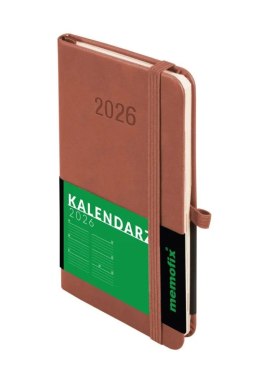 Kalendarz książkowy (terminarz) 2026 MOCHA MOUSSE TDW A6 Antra