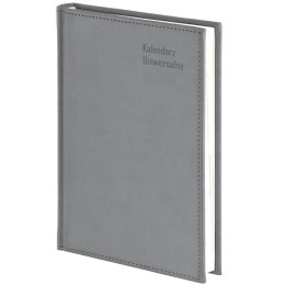 Kalendarz książkowy (terminarz) SZARY UNIWERSALNY DZIENNY A4 Wokół Nas (238 A4DB)