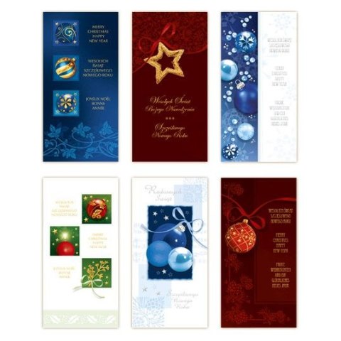 Kartka składana Bożenarodzenie firmowa DL Merigraf (DL)