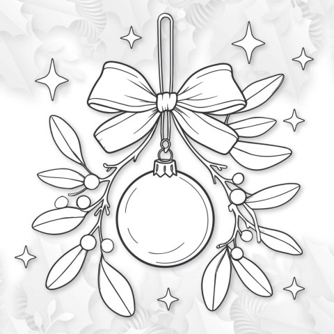 Kolorowanka Idą Święta 3D