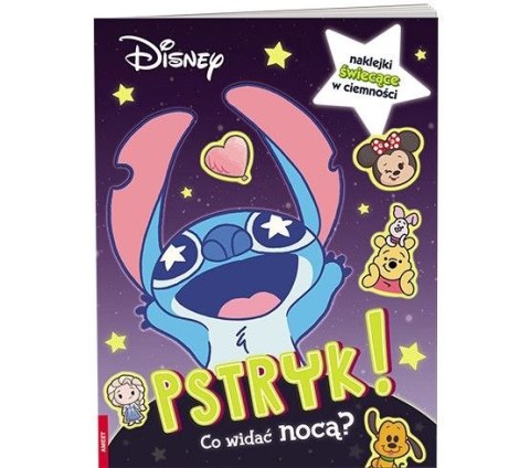 Książka dla dzieci Disney. Pstryk! Co widać nocą? Ameet (GLO 9101)