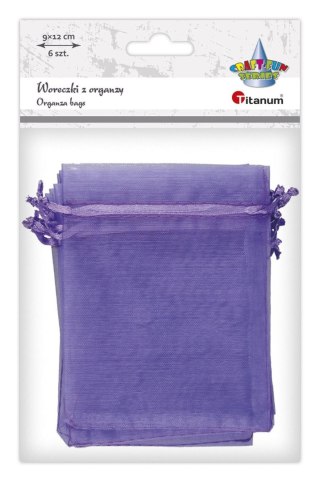Organza Craft-Fun Series Woreczki z organzy wrzosowe Titanum (25BJ033127-7)