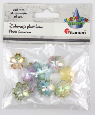 Ozdoba akrylowa Craft-Fun Series kwiatki Titanum (25NR001)