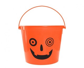 Ozdoba halloweenowa Wiaderko Szalona Dynia, rozm. 14,5x11,5 cm Godan (YH-WDZO)