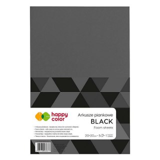 Arkusz piankowy kolor: CZARNY 5 ark. [mm:] 210x297 Happy Color (HA 7130 2030-09)