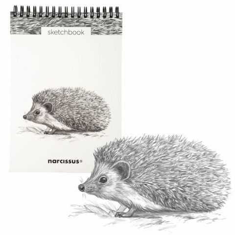 Blok artystyczny szkicownik królik A5 120g 60k Narcissus