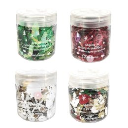 Cekiny CHRISTMAS 30G mix 30g Interdruk