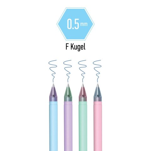 Długopis Haze wymazywalny wkład mix Berlingo (338378)