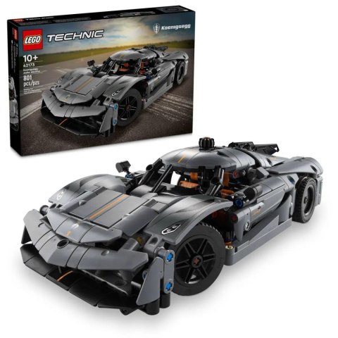 Klocki konstrukcyjne Technic Szary hipersamochód Koenigsegg Jesko Absolut Lego (42173)