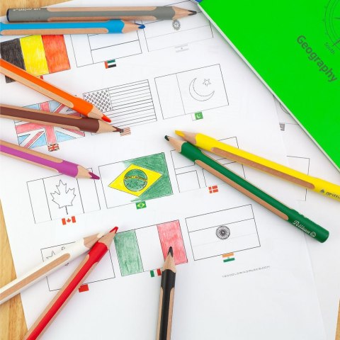 Kredki ołówkowe Griffix 12 kol. Pelikan (400198414)