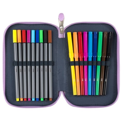 Piórnik PINK BUTTERFLIES pc-05 St.Right (z wyposażnieniem)