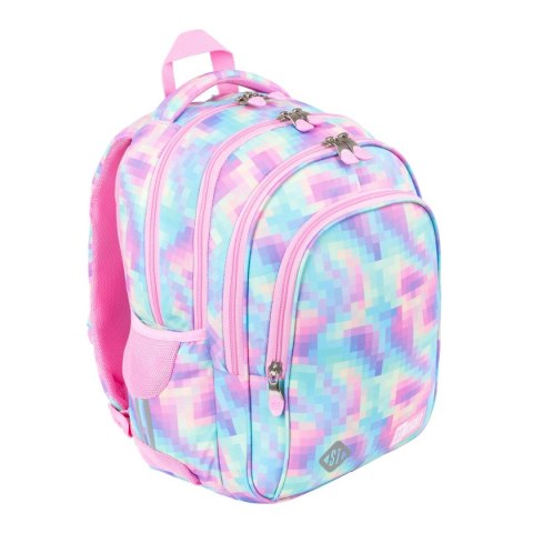 Plecak PASTEL PIXELS 4 KOMORY St.Majewski (bpl-58)