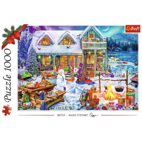 Puzzle Xmass Zimowy czas 1000 el. Trefl (10948)