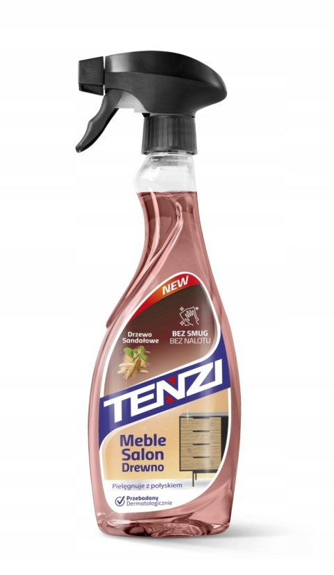 TENZI HOME PRO MEBLE SALON DREWNO - Domowy płyn do czyszczenia mebli - 0,5L