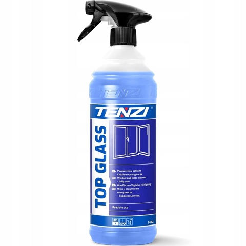 TENZI Top GLASS - Płyn do mycia szyb i luster -Bezsmugowy - 1L