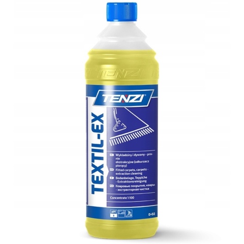 TENZI Textil-Ex - Płyn do prania dywanów tapicerki wykładzin do odkurzacza - 1L