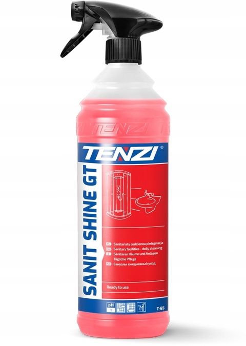 TENZI SANIT SHINE GT - Preparat do mycia pomieszczeń sanitarnych gotowy do użycia - 1L