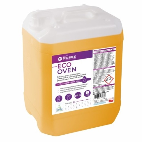 ECO OVEN 5L - Ekologiczny, gotowy do użycia preparat w formie pianki do czyszczenia grillów, kuchenek, piekarników, pieców