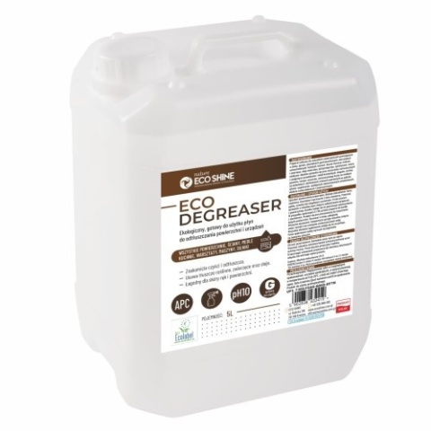 ECO DEGREASER 5L - Ekologiczny, gotowy do użytku płyn do odtłuszczania powierzchni i urządzeń