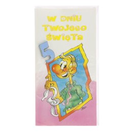 Kartka składana z cyfrą Jurand