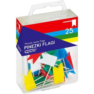 Pinezki kolor: mix 25 szt Grand (110-1001)