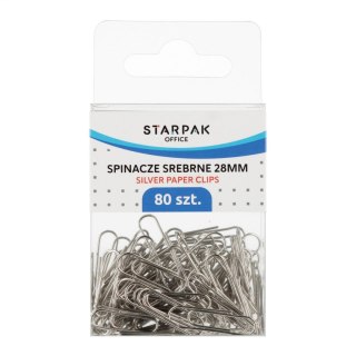 Spinacze okrągły Office 28mm 80 szt Starpak (563702)
