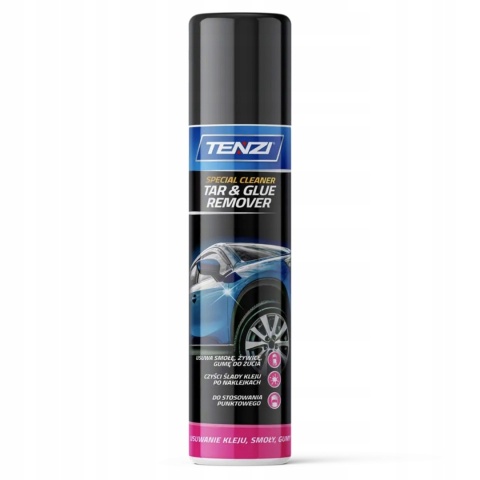 TENZI TAR & GLUE REMOVER aerozol - Płyn do usuwania zabrudzeń z lakieru samochodu