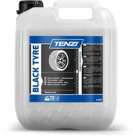 TENZI BLACK TYRE - Płyn do nabłyszczania opon - Blask dla opon i elementów plastikowych samochodu - 5L