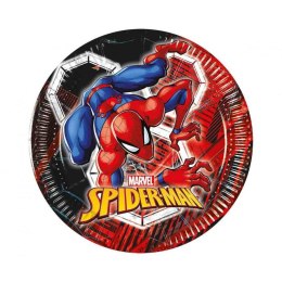 Talerz jednorazowy Spiderman papier śr. 200mm 8 szt Godan (97314)