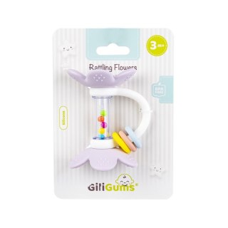 Grzechotka GRZECHOCZĄCE KWIATKI LILA Giligums (GG30050)