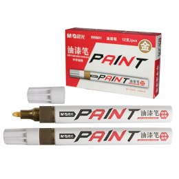 Marker olejowy AOMW0601 złoty okrągła końcówka 2 mm