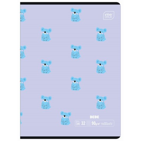 Zeszyt BEBE KIDS A5 32k. 90g trzy linie Interdruk