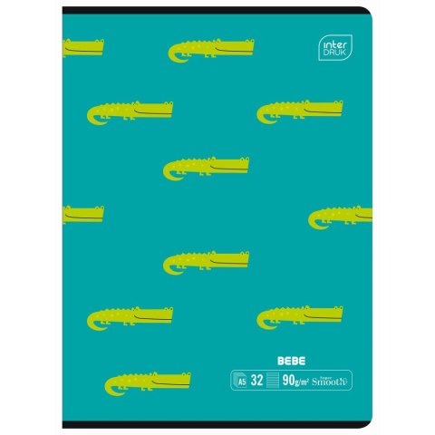 Zeszyt BEBE KIDS A5 32k. 90g trzy linie Interdruk