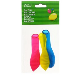 Balon gumowy pastel disco 3 szt. mix 12cal Godan (GZ-DIS3)