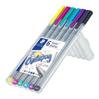 Cienkopis pastelowa wkład mix 0,3mm 6kol. Staedtler (S 334 SB6CS11)