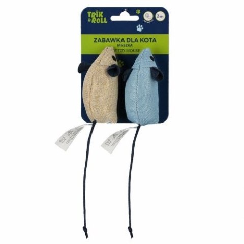 Gadżet Zabawka dla kota Mysz 2szt Trik Roll (560738)