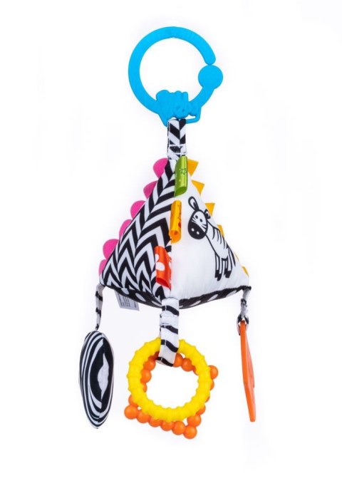 Grzechotka ZAWIESZKA PIRAMIDKA SENSORY Balibazoo (BB 80136)