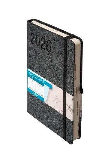 Kalendarz książkowy (terminarz) 2026 SAKURA DNS A5 Antra (czarny)