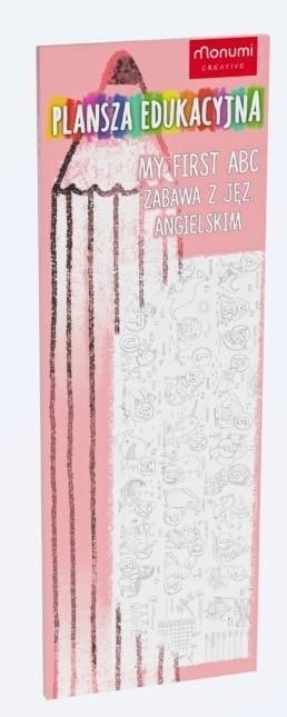 Kolorowanka Plansza edukacyjna. Zabawa z językiem angielskim Monumi (3365)
