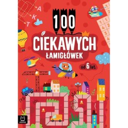 Książka dla dzieci 100 ciekawych łamigłówek Aksjomat