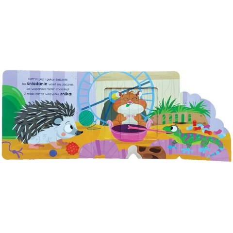 Książka dla dzieci Ruchome obrazki. W domu Aksjomat