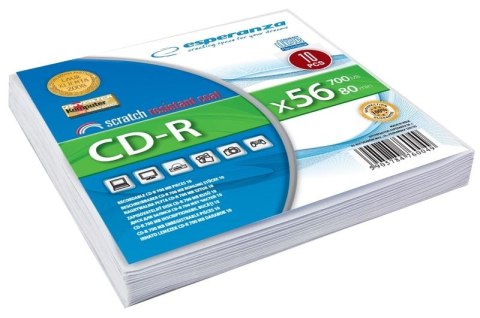 Płyta CD-R Esperanza Silver 700MB/80min - koperta 10 sztuk (2007)