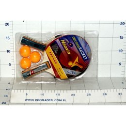 Rakietka do tenisa stołowego zestaw do ping-ponga Dromader (00515)