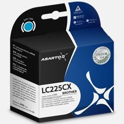 Tusz (cartridge) alternatywny BROTHER LC225XLC cyan Asarto (AS-B225CXN)