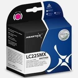 Tusz (cartridge) alternatywny BROTHER LC225XLM magenta Asarto (AS-B225MXN)