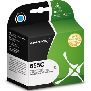 Tusz (cartridge) alternatywny HP Asarto (AS-H655CY)
