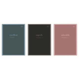 Zeszyt HYBRID WORDS A4 60k. 70g linia Interdruk (ZEA460=MSG)